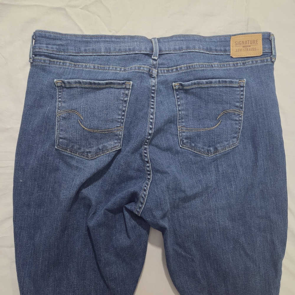 Levi Strauss Signature Gold Mid Rise Skinny Jean Men's 35x30 (Fits 36x28) - Picture 9 of 12